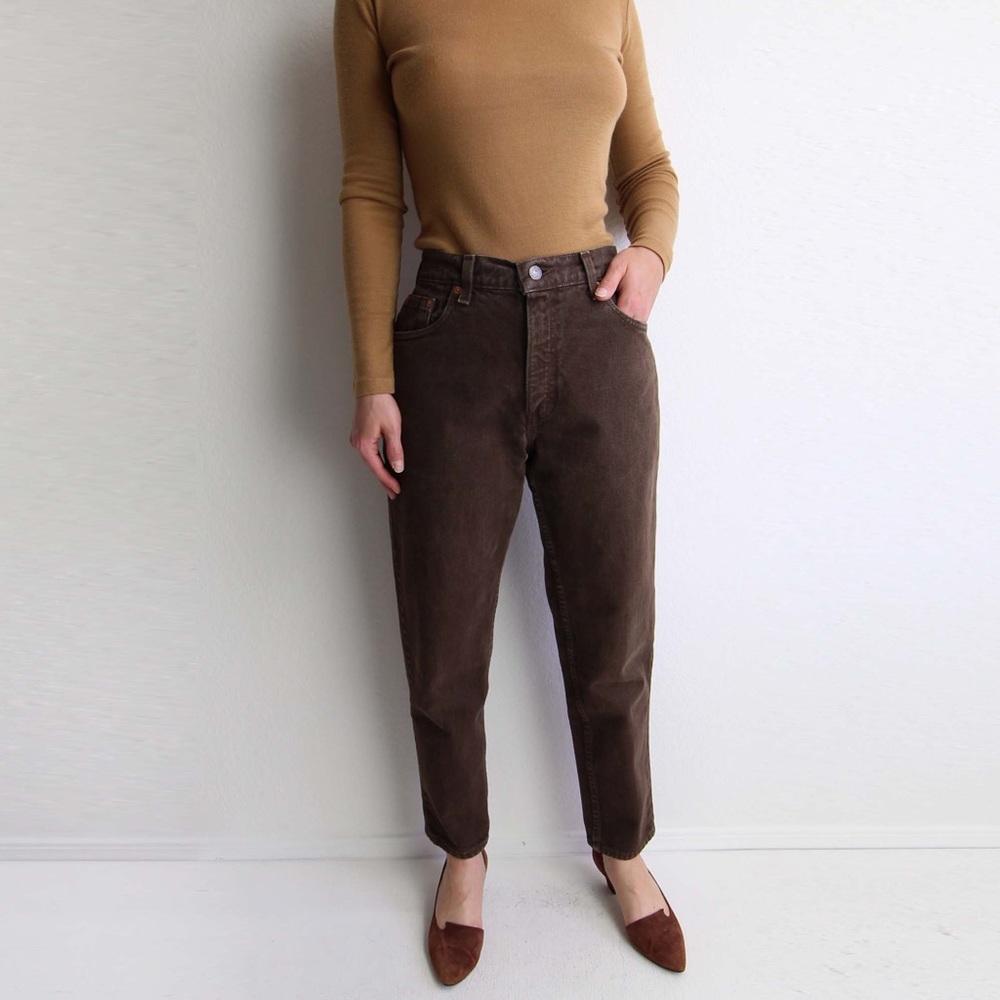 Vintage 512 Brown Levi’s Slim Tapered Denim Jeans